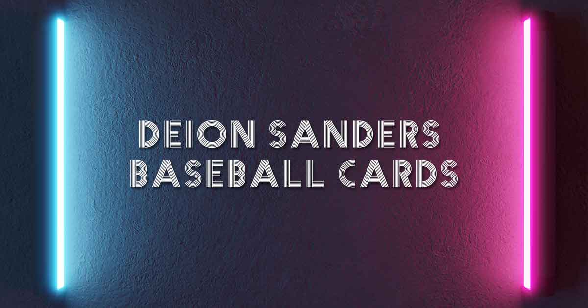 Deion Sanders Baseball Cards